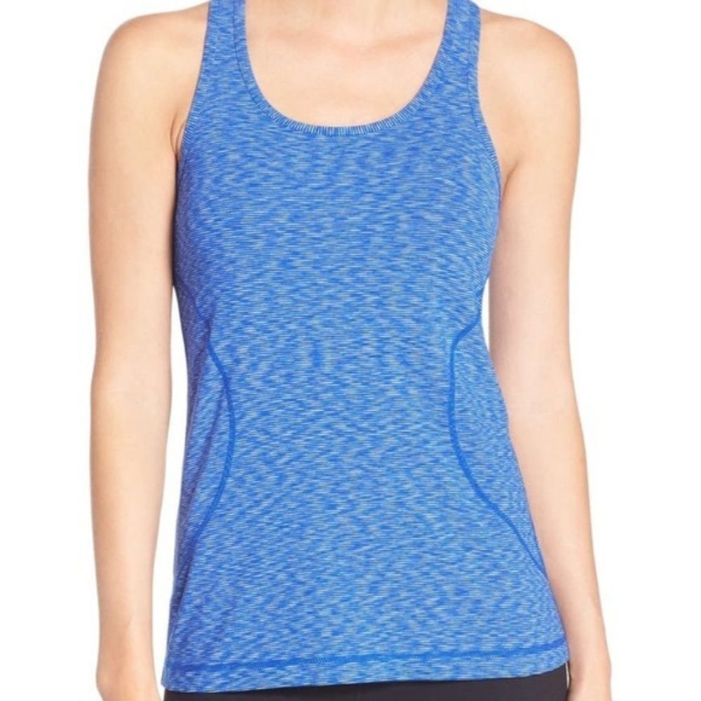 ZELLA WORKOUT RACERBACK TANK Top Striped